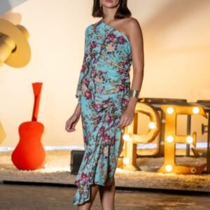 Vestido Arrope turquesa
