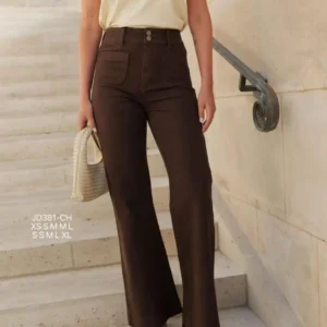 Vaquero marrón chocolate