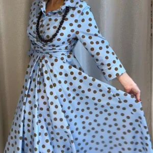 Vestido camisero "Polka Dream"