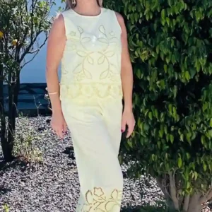 CONJUNTO BORDADO AMARILLA MANTEQUILLA