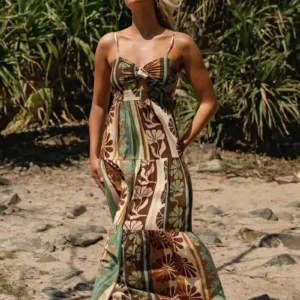 Vestido Cacao mist tropical