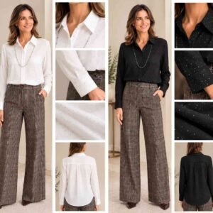 BLUSA FLUIDA CON BRILLOS
