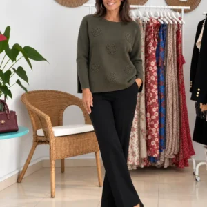 JERSEY CON DETALLE DE FLORES